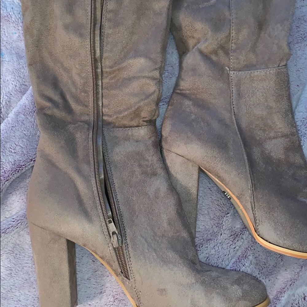 DAISY STREET THIGH HIGH BOOTS - Picture 3 of 4